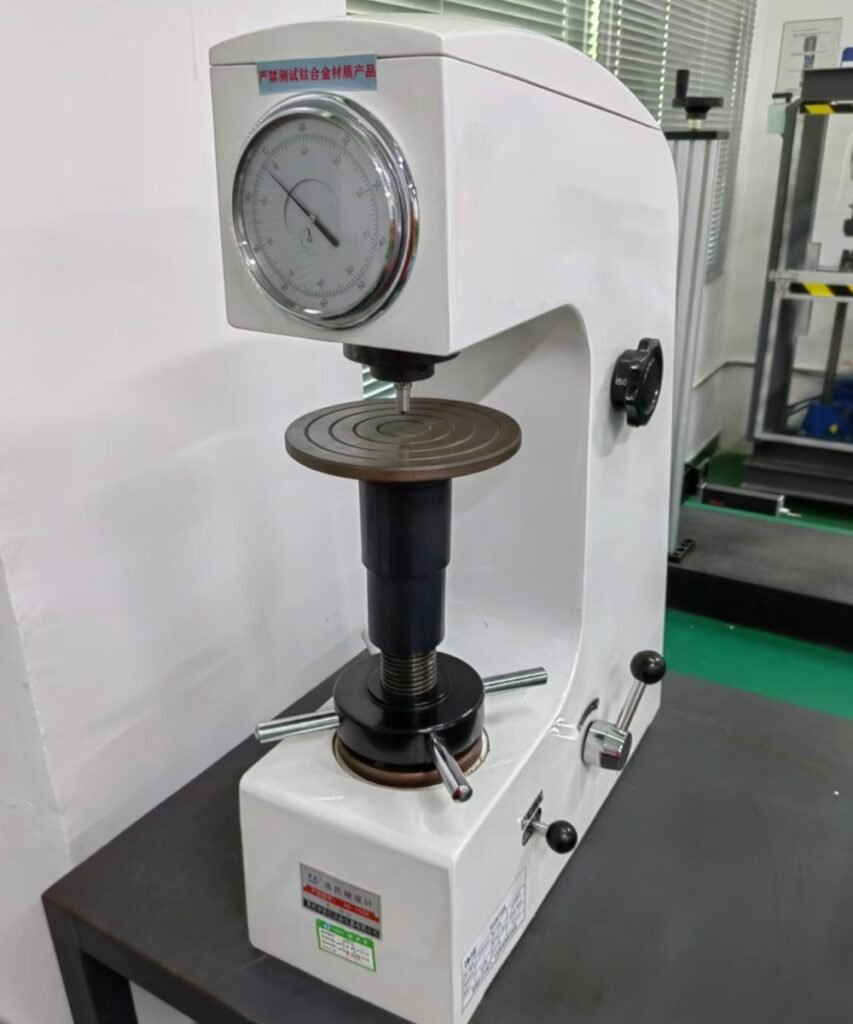 Titanium bolt Rockwell Hardness Tester