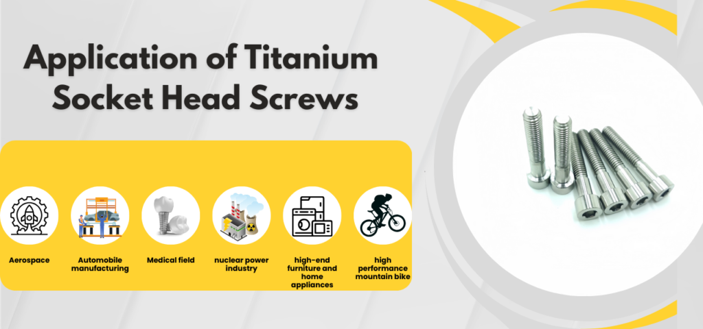 Application of Titanium Socket Head Screws