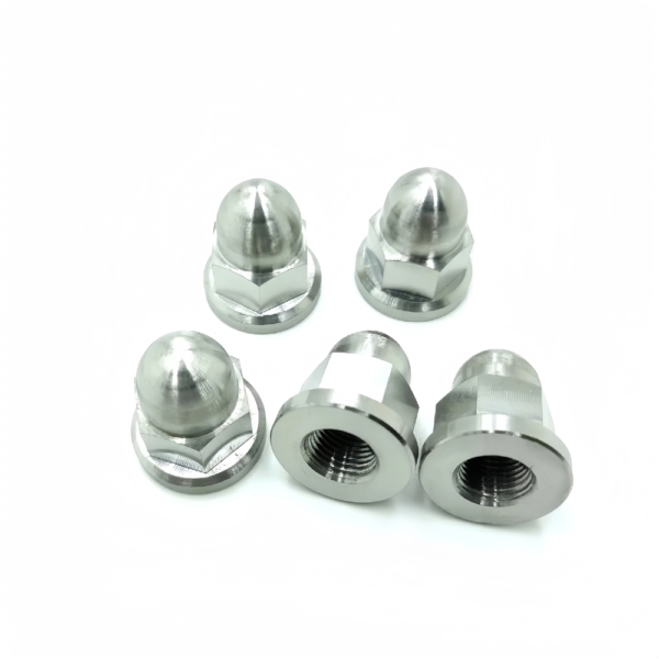 Titanium Flanged Hex Acorn Nuts -TN-03-004