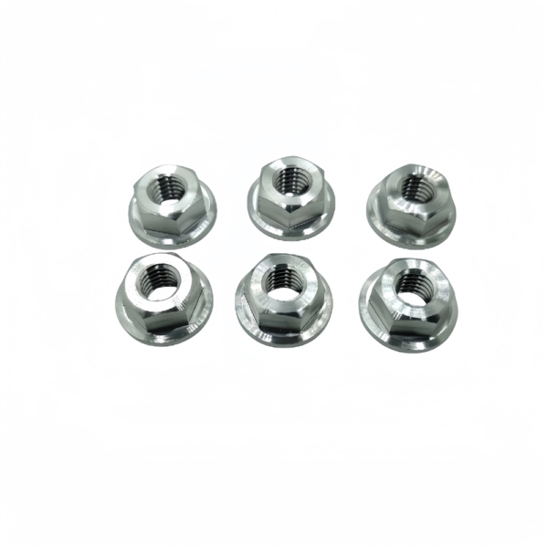 Titanium Hex Flange Nuts -TN-05-001