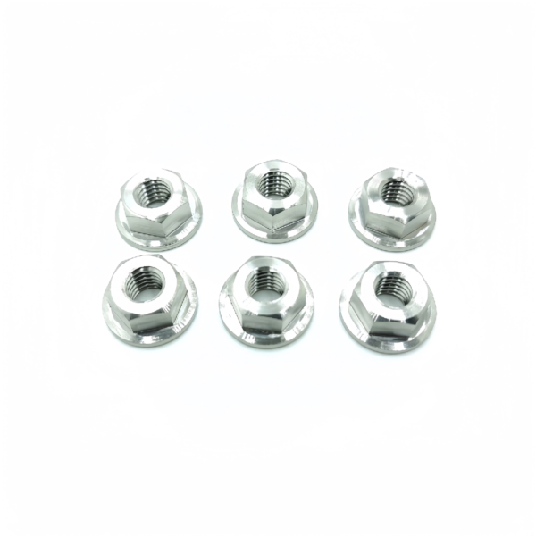 Titanium Hex Flange Nuts -TN-05-003