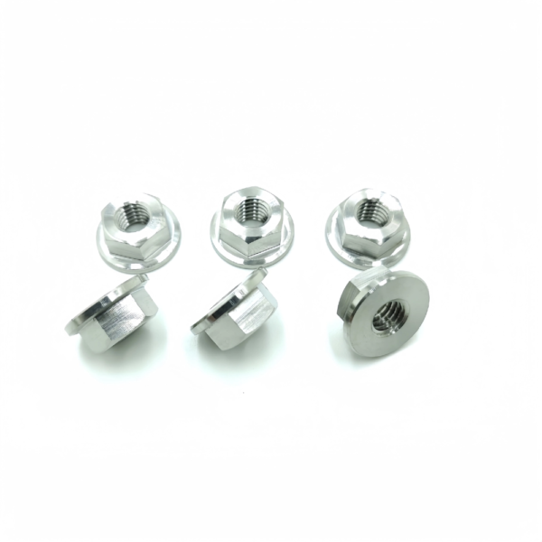 Titanium Hex Flange Nuts -TN-05-005