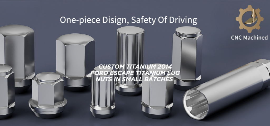 Custom titanium 2014 ford escape titanium lug nuts in small batches
