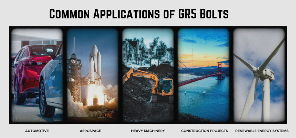 Common Applications of GR5 Bolts