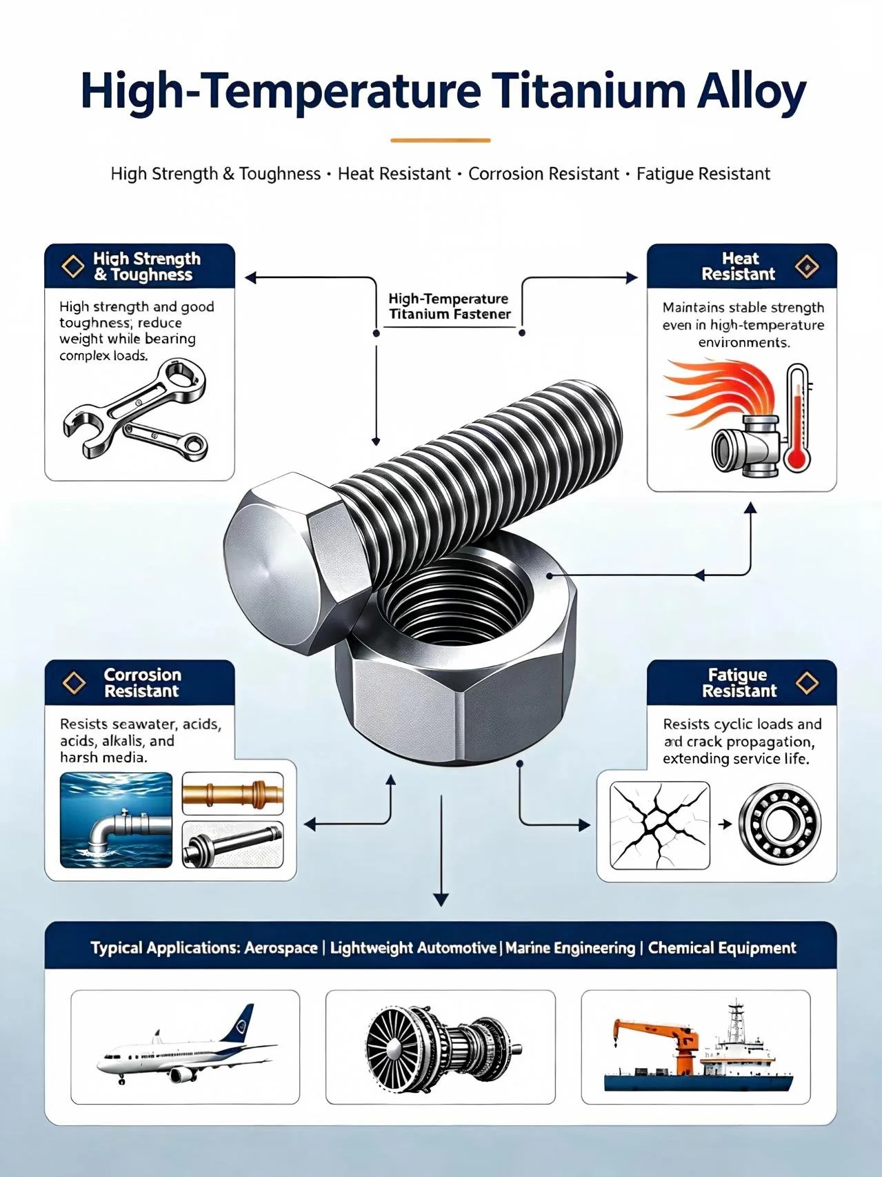 High-Temperature Titanium Alloy